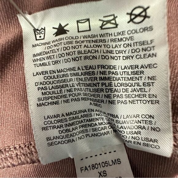 Nike Womens Power Victory 7/8 Leggings Size XS Rose Dri-Fit Hidden Pocket - Picture 8 of 8